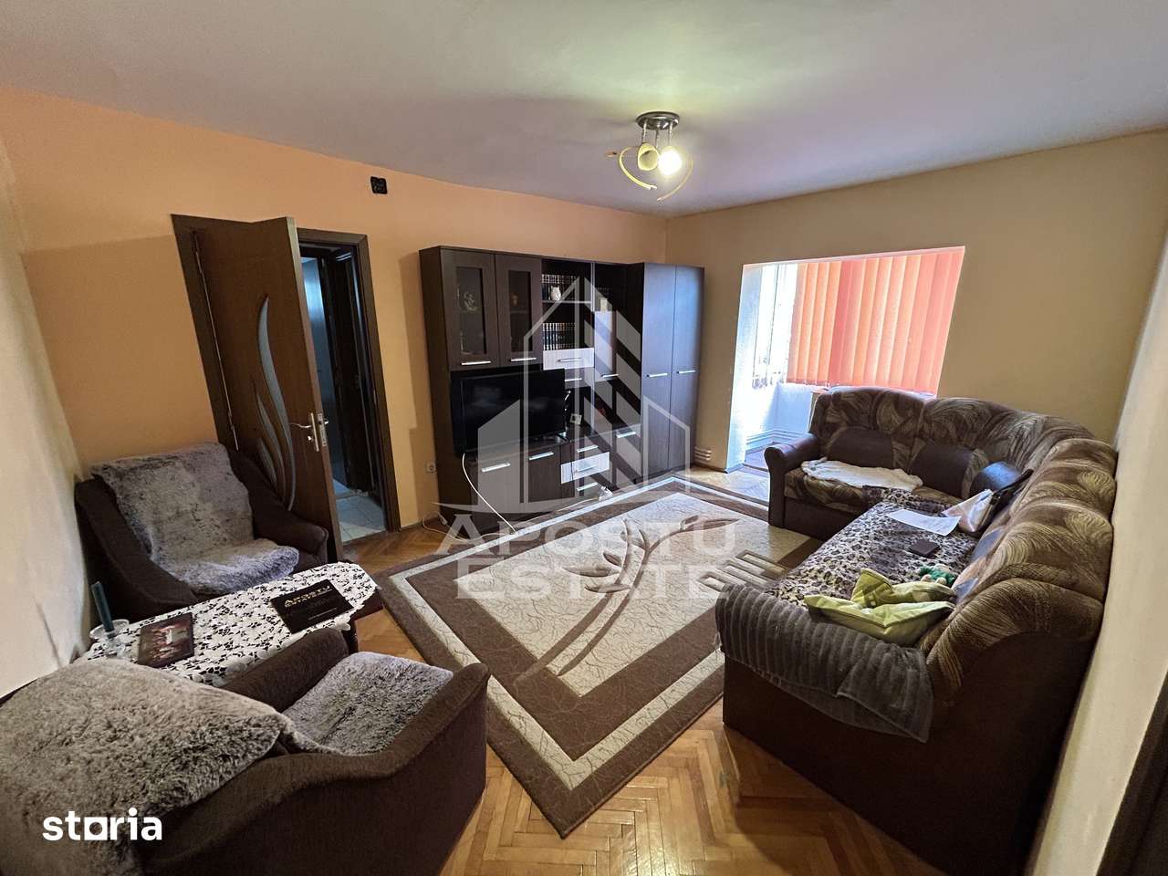 Apartament la etaj interemediar, 3 camere, 55 mp, Zona Girocului — fotografia 1