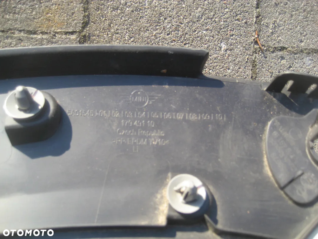 mini f55 f56 lift usa 20-22r listwa nakładka błotnika przód lewa 17949110 5a015451 - 10