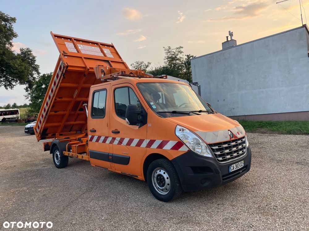 Renault Master wywrotka dubel kabina 7 osób - 1