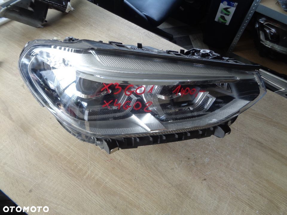 BMW X3 G01 X4 G02 FULL LED ADAPTIVE LAMPA PRAWY PRZÓD EUROPA - 1
