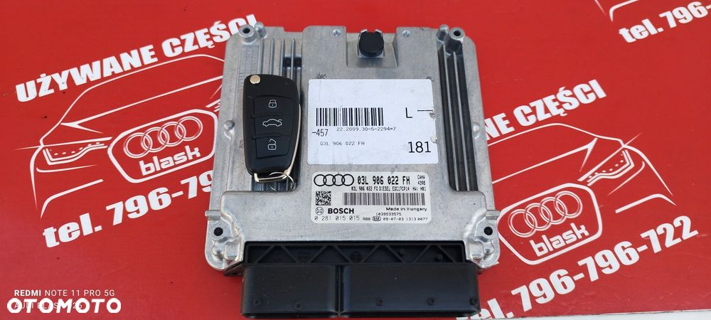 Sterownik Silnika Audi A6 C6 2.0 TDI 170 KM CAHA 2009 Blask Gołdap