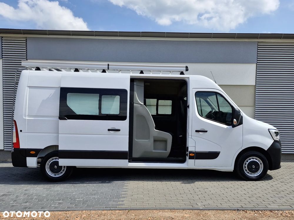 Opel Movano, L3H2, SALON POLSKA, 7 miejsc, DOKA, nawigacja, hak, tempomat, klima - 8