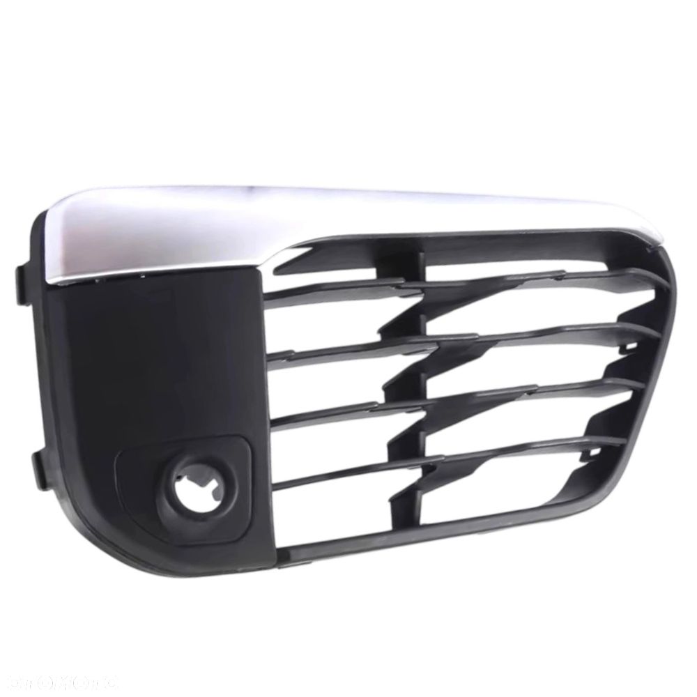 ATRAPA KRATKA ZAŚLEPKA ZDERZAKA LEWA PRAWA SREBRNA PDC BMW F48 2014- KPL - 7