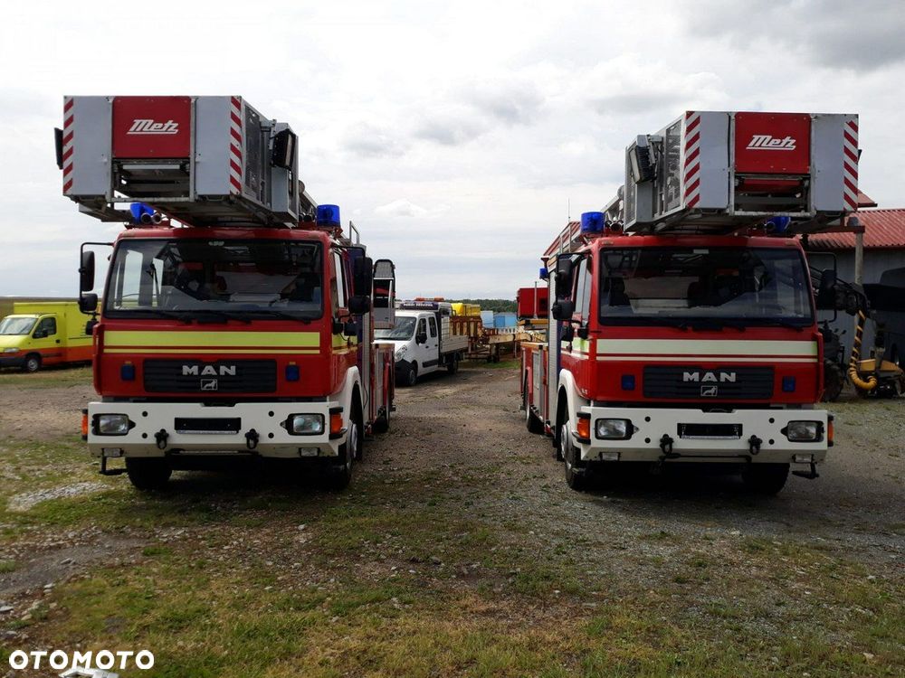 MAN Man 15,280 Straż pożarna drabina Strażacka zwyżka podnośnik Metz M2005 - 37