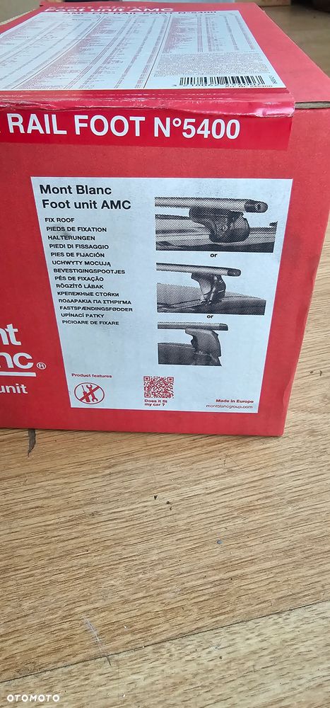 Relingi i belki dachowe Mont Blanc nowe - 7