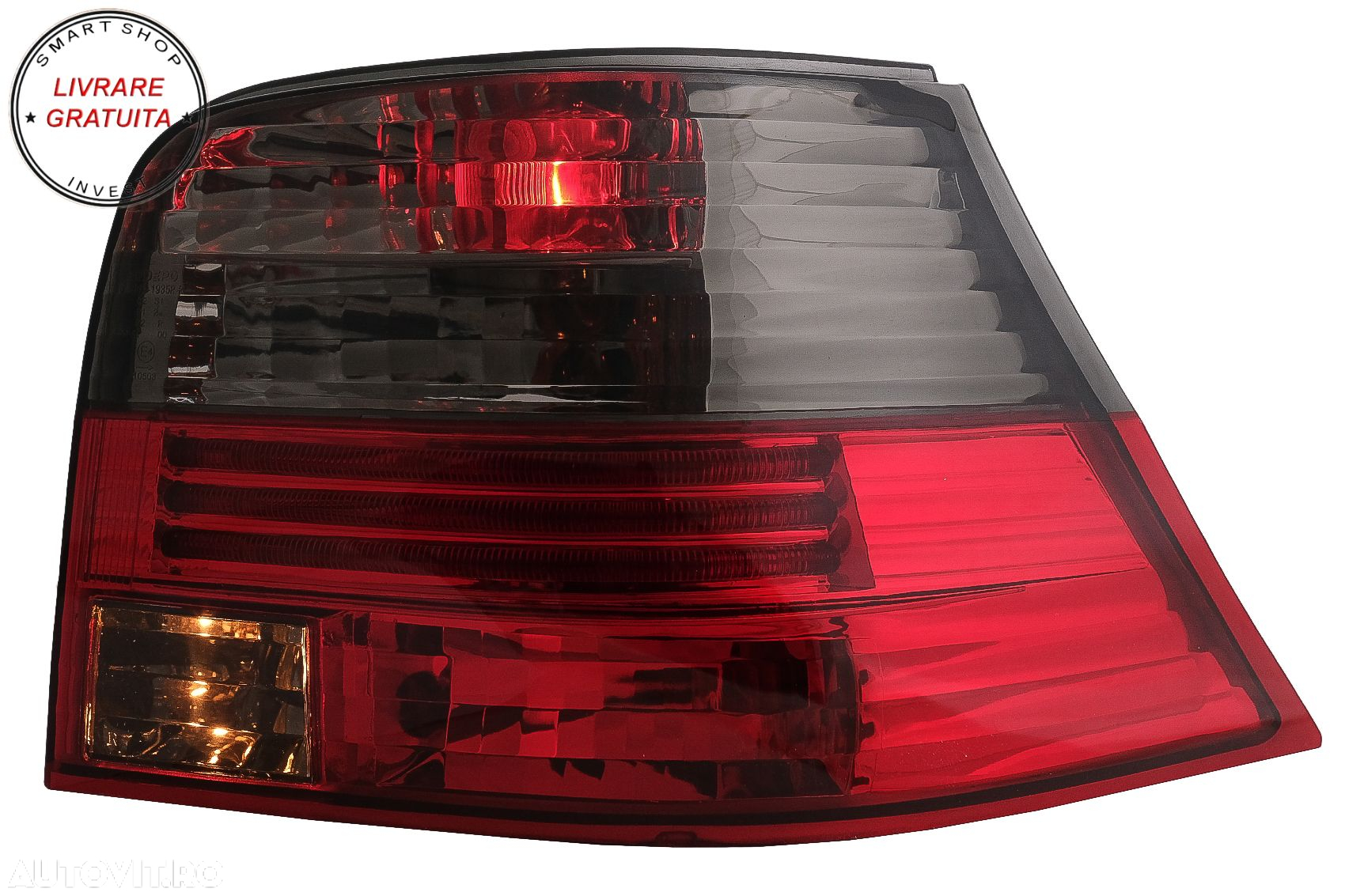 Stopuri VW Golf 4 IV (1997-2004) Rosu Fumuriu- livrare gratuita - 3
