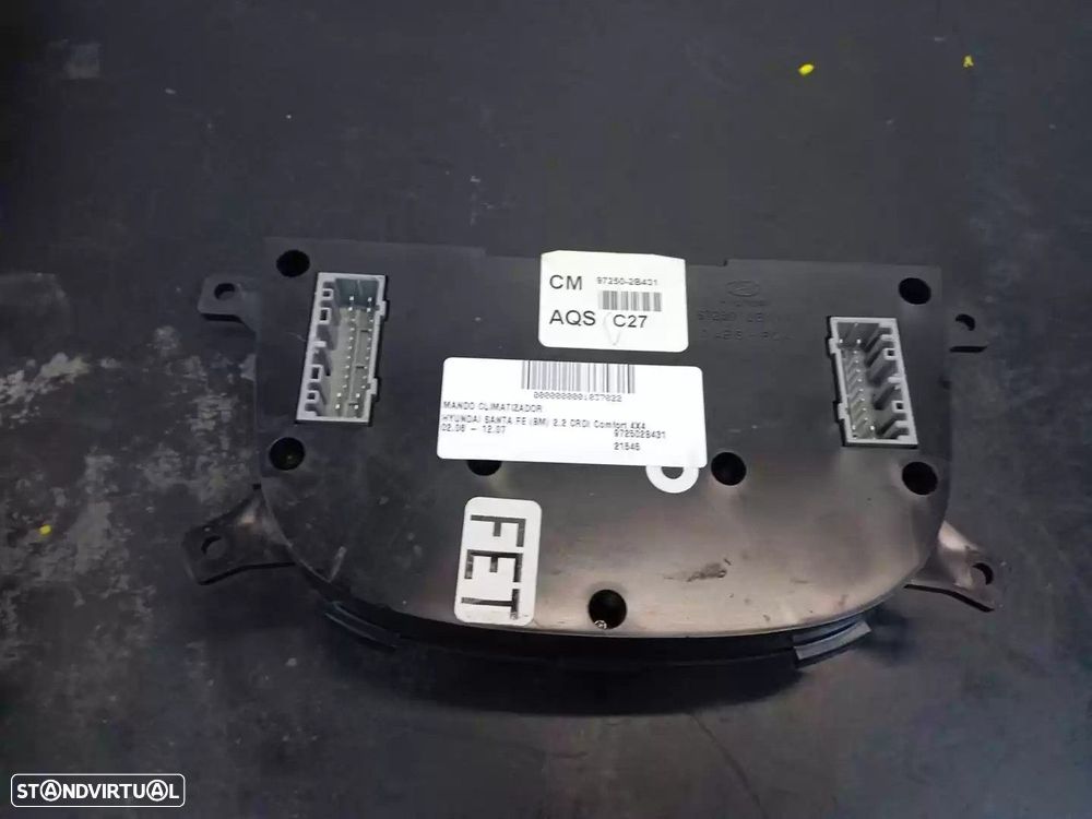 COMANDO CLIMATIZADOR HYUNDAI SANTA FÉ II 2006 -972502B431 - 1