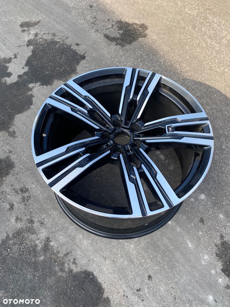 BMW 7 G70 i7 G70 X3 G45 M pakiet M-pakiet STYLING 908M M908  5A19DF1 ORYGINALNA ! felga aluminiowa alufelga Star-Spoke 908 21 cali 21” 10.5Jx21 ET44 5x112 10 1/2 J x 21 ET 44  CMS 1316-2032614 - 6