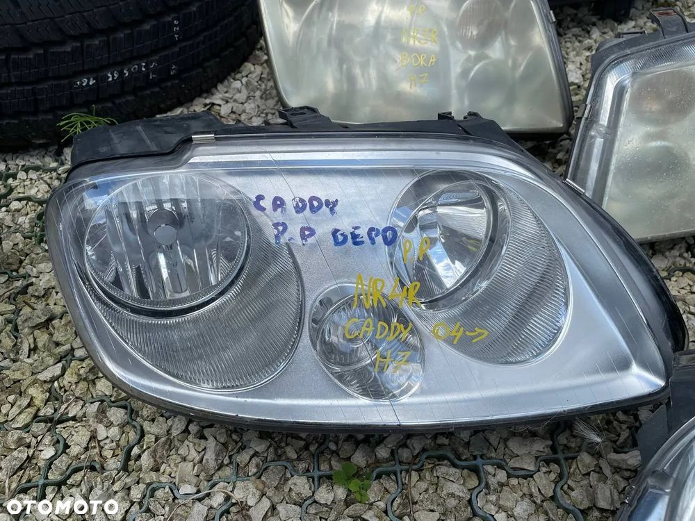 VW REFLEKTOR LEWE PRAWE VOLKSWAGEN REFLEKTORY LAMPA LAMPY OPRAWKA ŻARÓWKI - 7