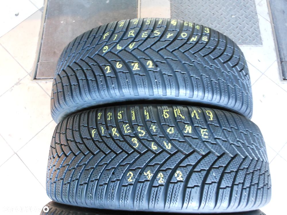 opony 225/45r19 firestone winter hawk 4 7,3mm zima komplet - 3