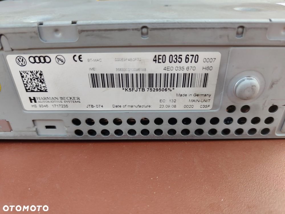 AUDI A6 A8 CZYTNIK SD Multimedia 3G MMI High 4E0035670 Legalny - 6