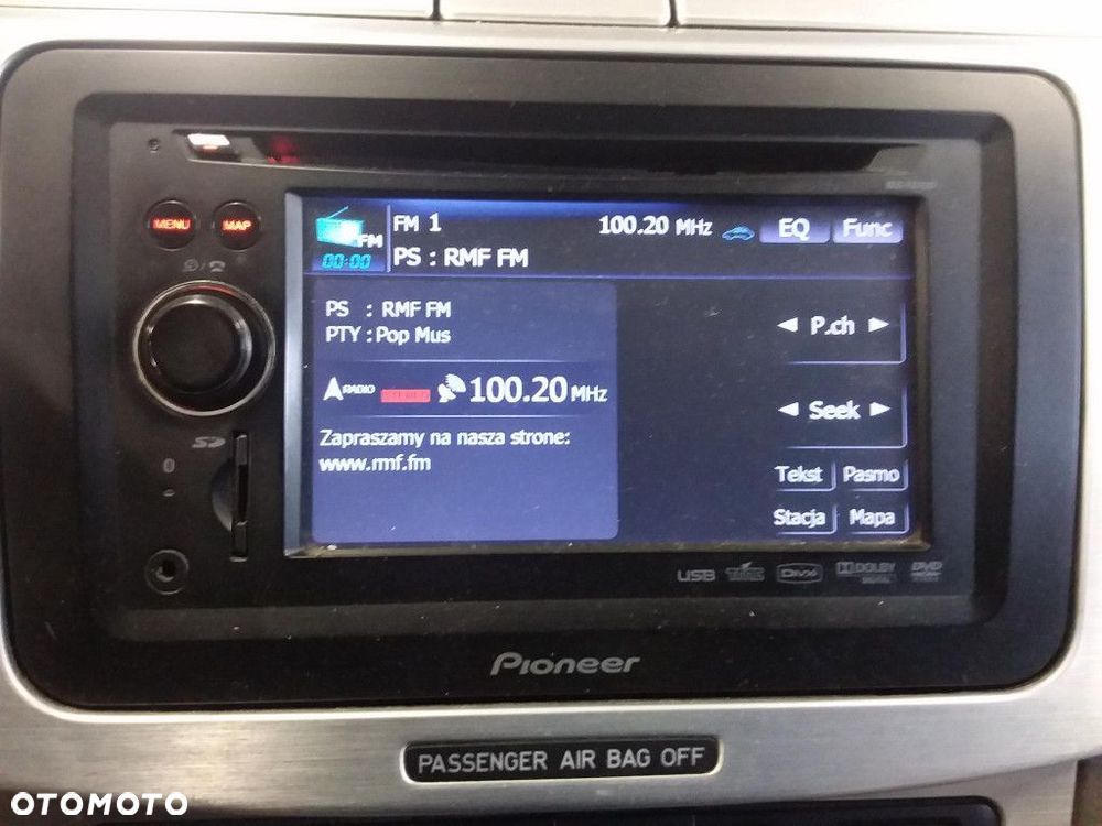 VW PASSAT B6 B7 GOLF V RADIO PIONEER AVIC-F9110BT USB DVD - 2