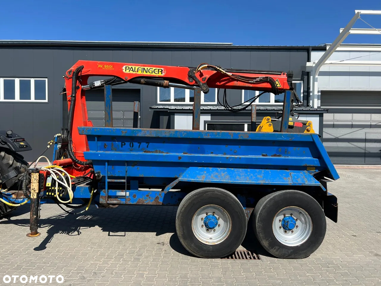 Inny NC Engineering z żurawiem Palfinger PK950L i chwytakiem Uniforest 1800 - 2
