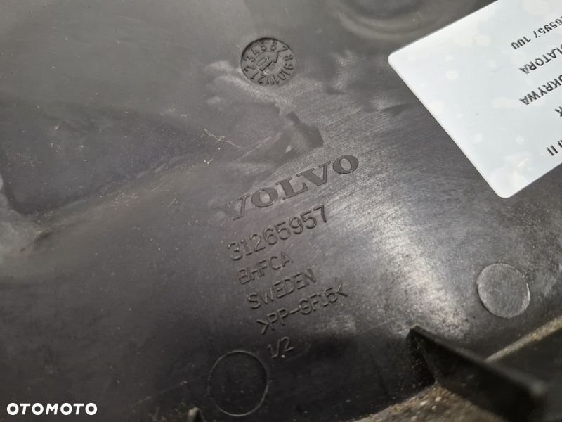 volvo s60 s80 2 ii osłona pokrywa akumulatora dekielek 31265957 - 3