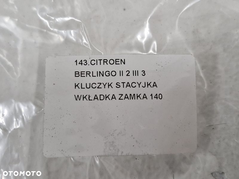 CITROEN BERLINGO PARTNER II III STACYJKA KLUCZYK WKŁADKA ZAMKA - 10