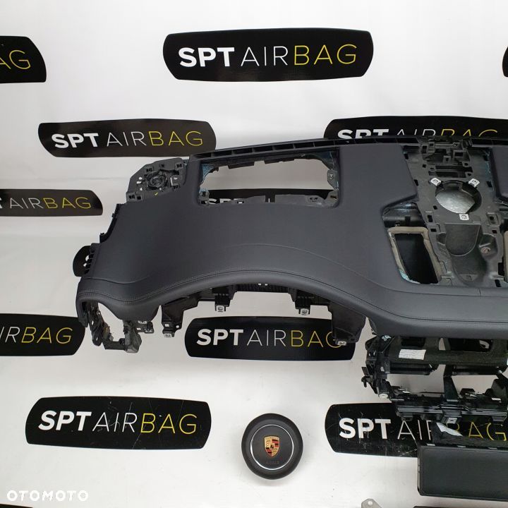 PORSCHE CAYENNE 3 9Y0 DESKA ROZDZIELCZA KONSOLA KOKPIT PULPIT PODUSZKI AIRBAG AIR BAG PASY KIT SET - 2