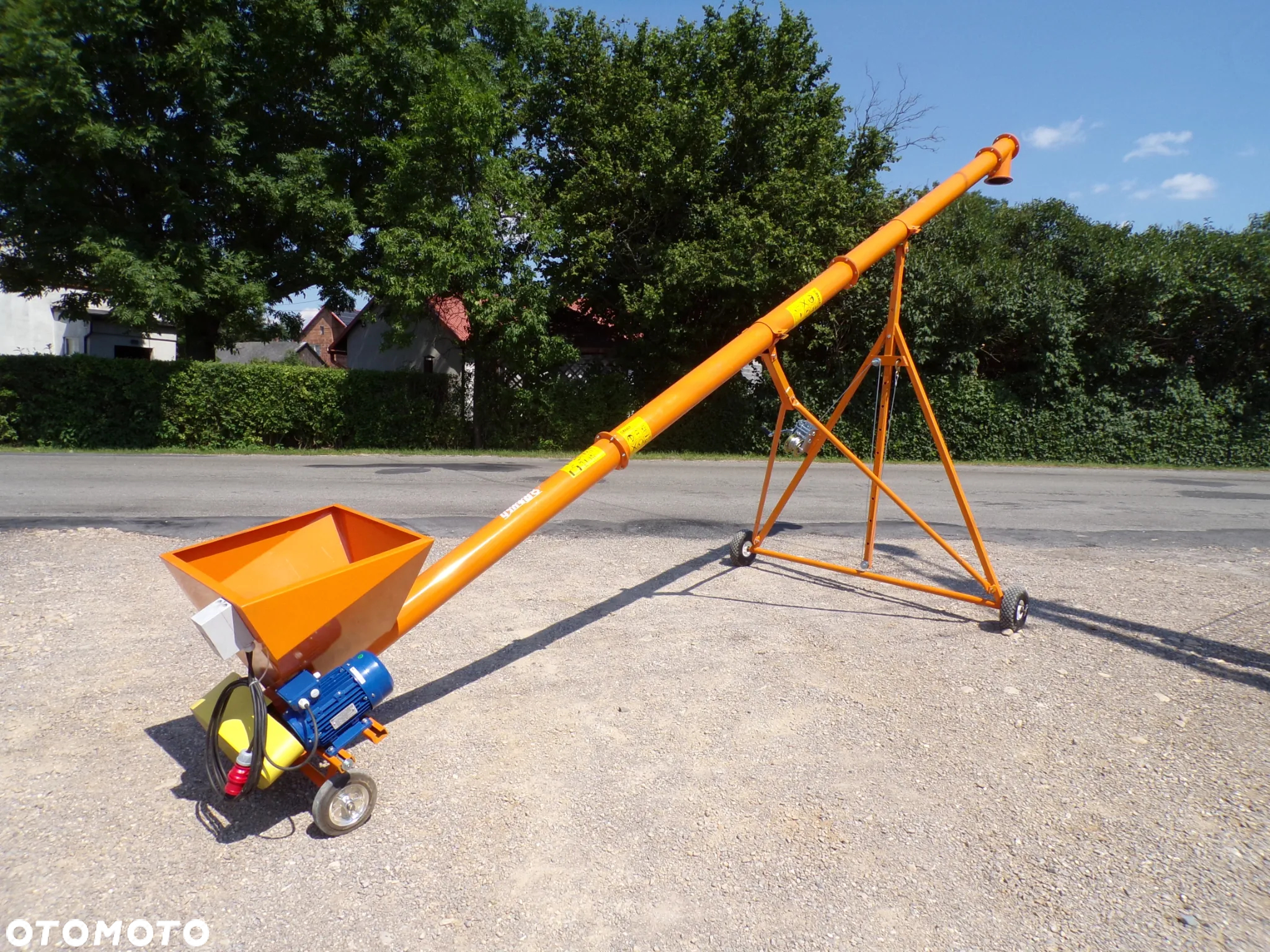 PODAJNIK/ PRZENOŚNIK ŚLIMAKOWY/Żmijka Do Zboża/ Pelletu/ Trocin Podajniki Przenośniki Ślimakowe Żmijki Fi 140 Fi 200 - 10