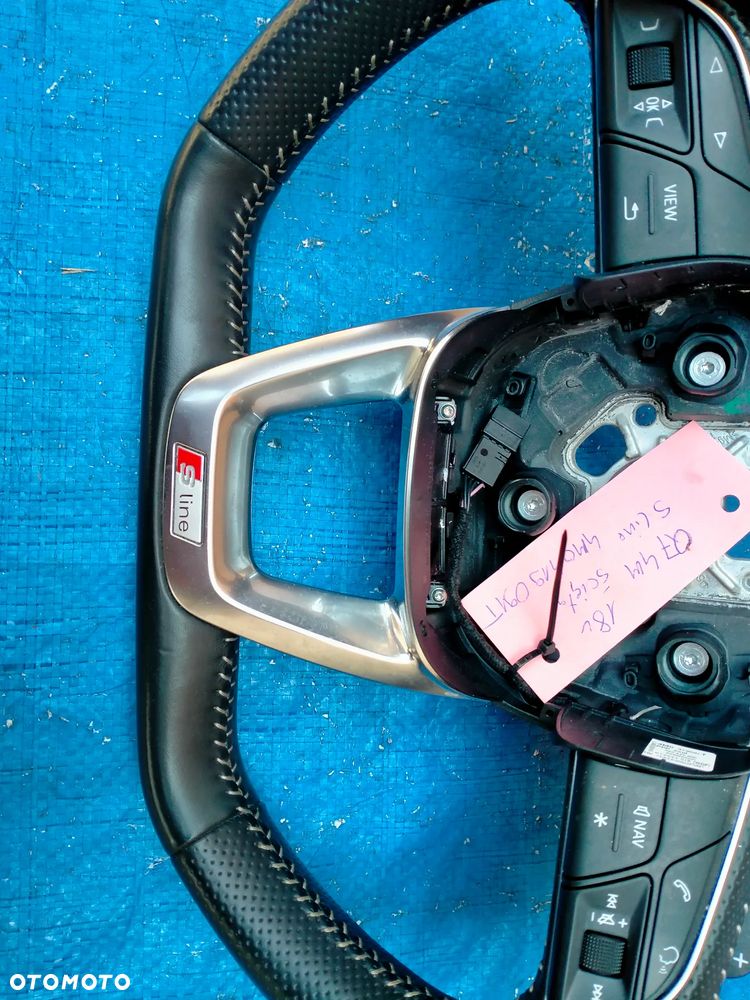 Audi Q7 SQ7 4M S-Line / 4M0419091T / Kierownica ŚCIĘTA / ŁOPATKI / ORYGINAŁ - 7