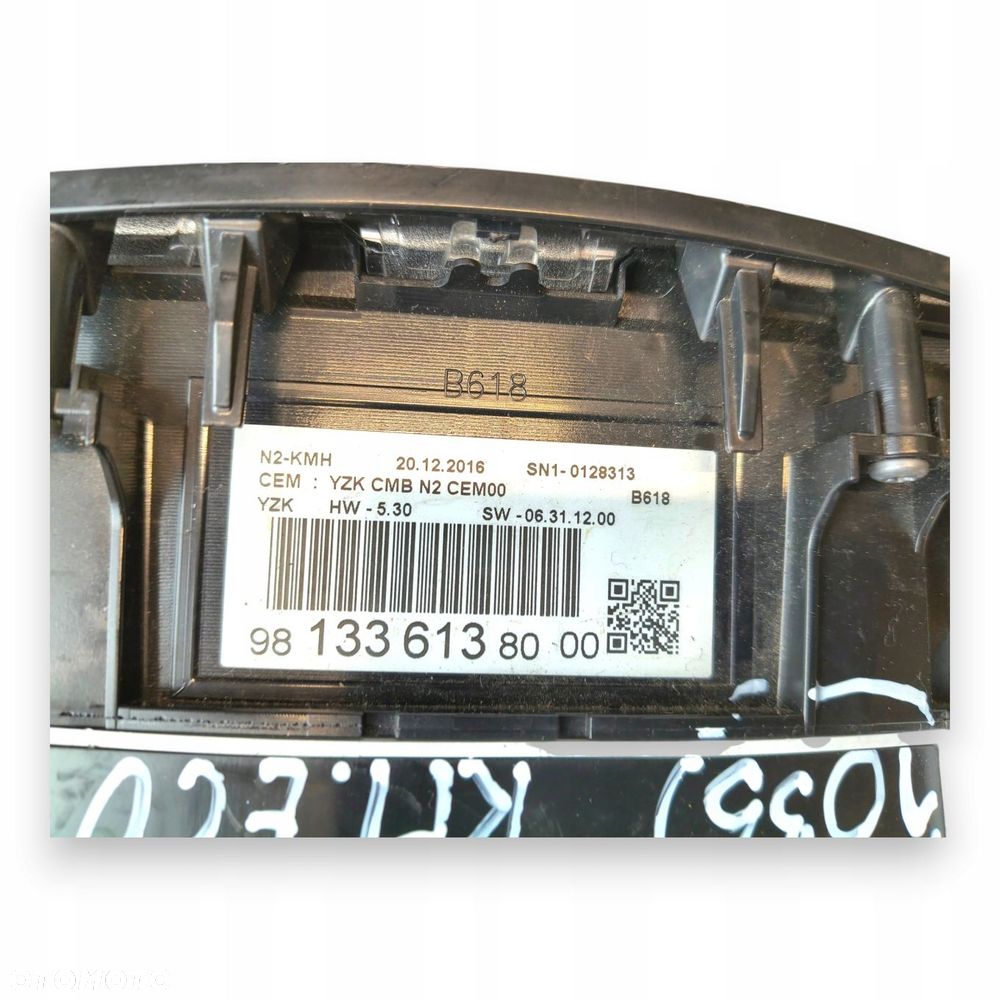 LICZNIK ZEGARY 9832140580 Citroen C3 III 1.2 PureTech 1.6 E-HDI europa - 2