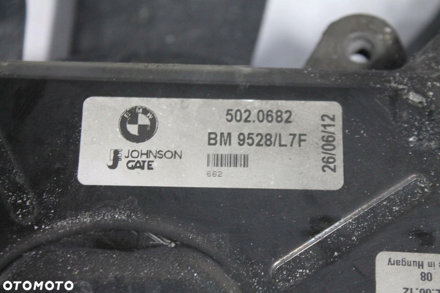 WENTYLATOR CHŁODNICY 7608408 BMW F30 F31 3.0D 11- - 2