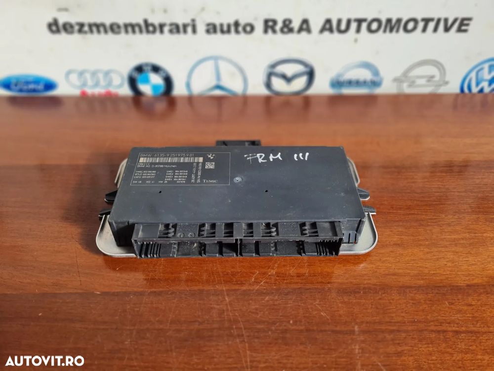 Modul FRM 3 III Bmw Cod  F10 F11 F07 F01 F02 An 2010-2011-2012-2013-2014-2015-2016-2017 - Dezmembra - 1