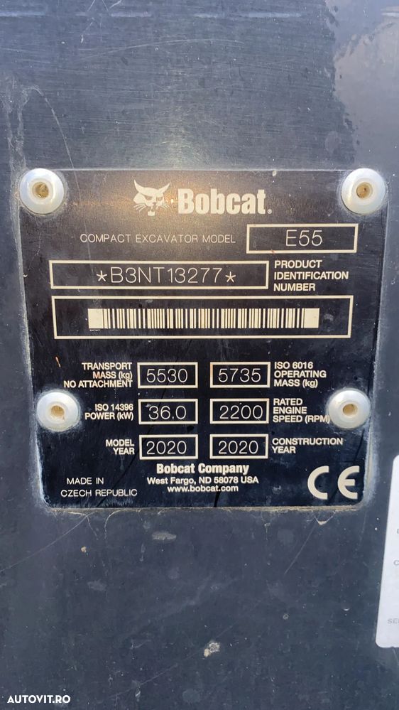 Bobcat E55 - 1