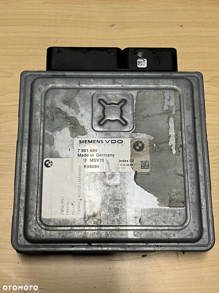 Sterownik silnika SIEMENS 7561684 BMW 3 5 E60 E90 3.0 D - 1