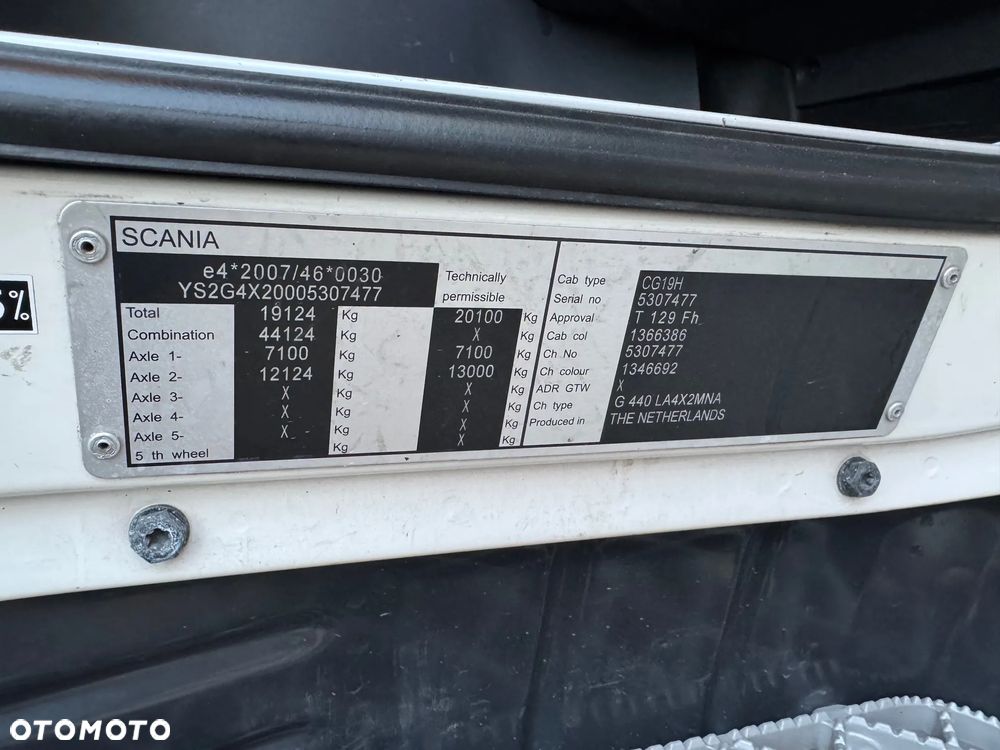 Scania Scania G 440/Euro 5/Ad blue/PDE/tylko 461 tys km/full ADR/ - 37