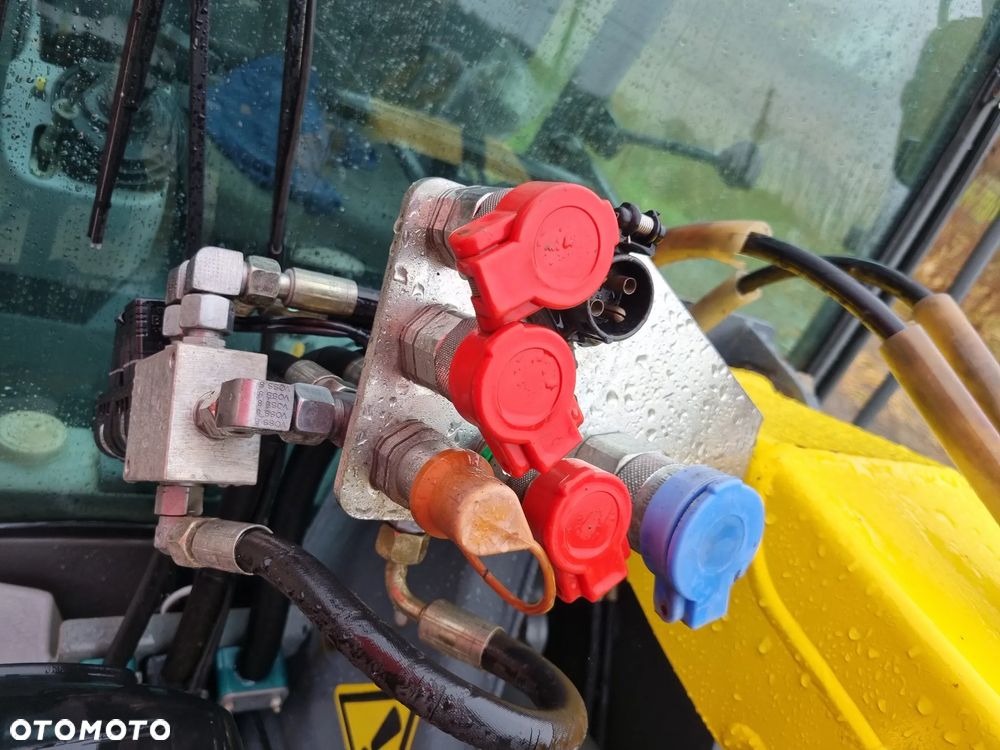 Kramer Ładowarka kołowa 348  JAK NOWA! Import Norwegia Łyżka szufla+ widły Serwisy w Dekra 4koła skręt Zero luzów wycieków Oryginał dodatkowa Hydraulika Yyanmar silnik - 14