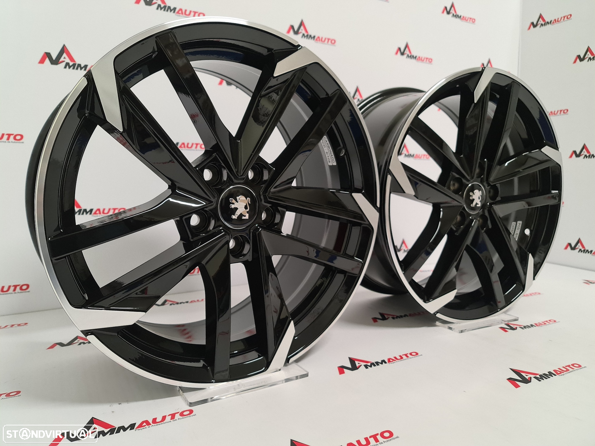 Jantes Look Peugeot 308 GTI Preto Brilho 16 - 2