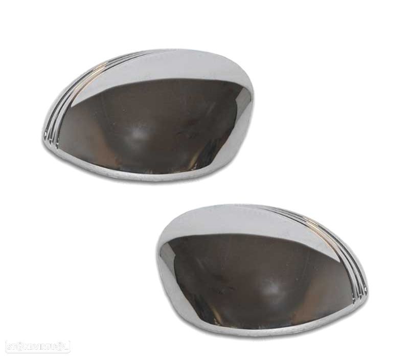 CAPAS DE ESPELHOS RETROVISORES CITROEN C3 02-10 CROMADO - 1