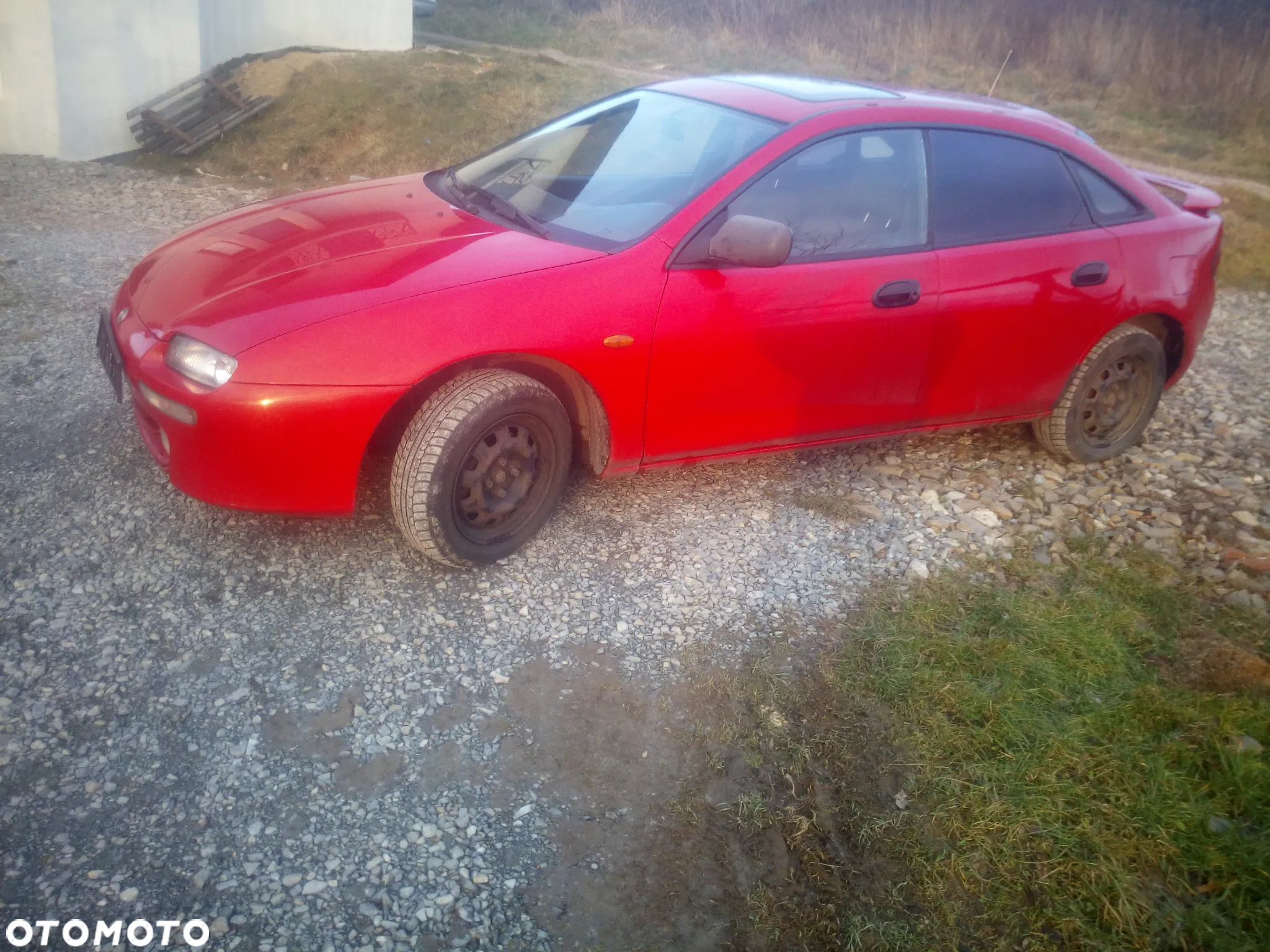 Mazda 323f ba 94-98 Szyba boczna drzwi tylna przenia tył - 4