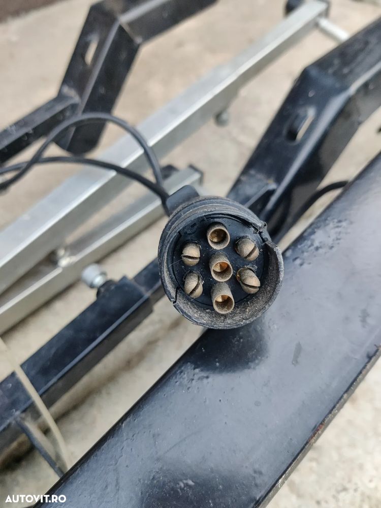 Suport auto de transport 2 biciclete pe carlig remorcare - universal - 4