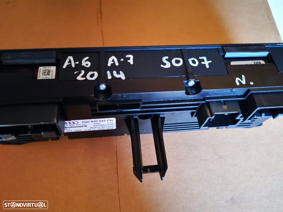 AUDI A6 C7 A7 4G COMANDO CHAUFAGEM - S007 - 4