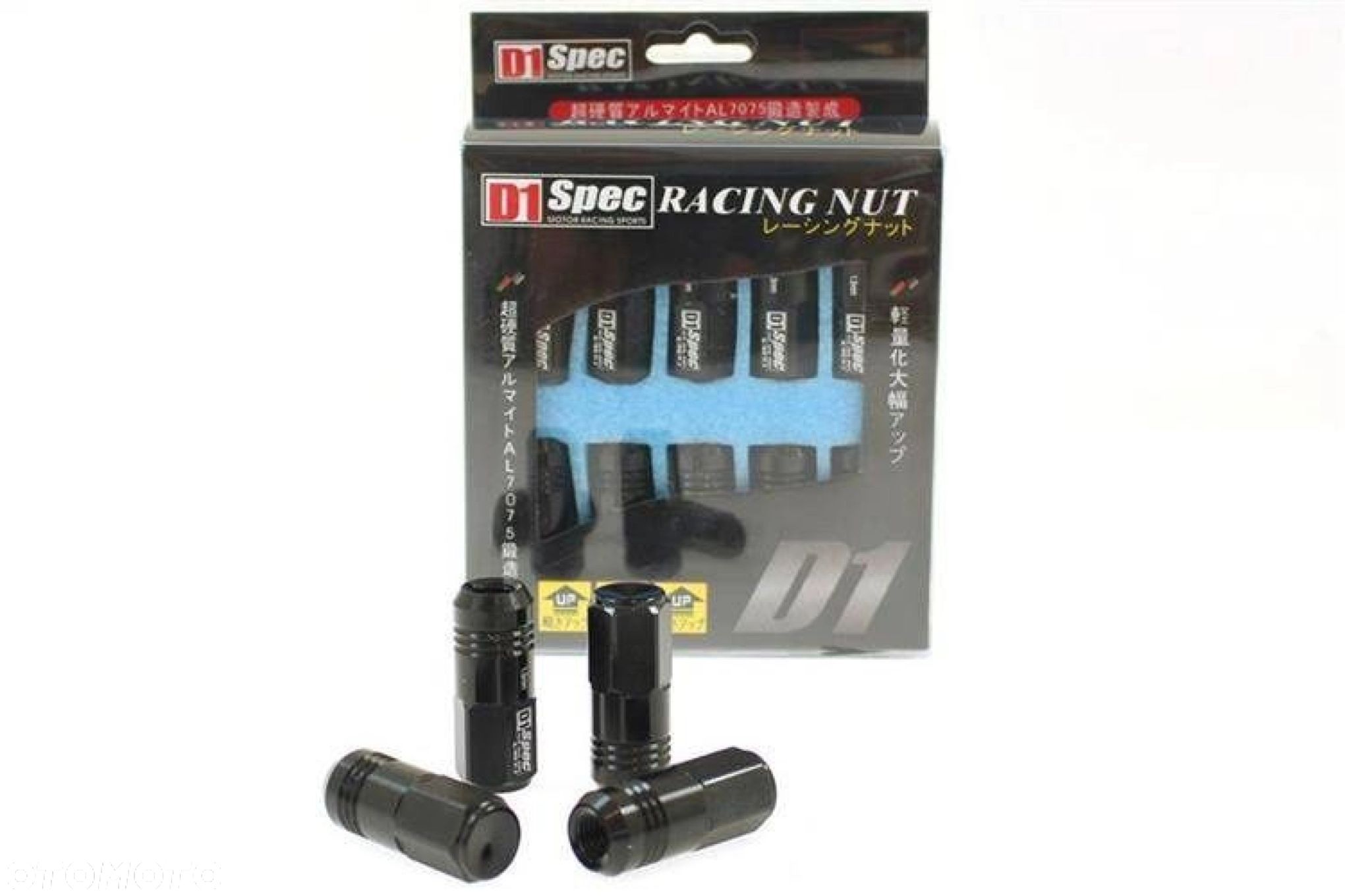 Nakrętki D1Spec Replika EW M12x1,25 Czarne - 1
