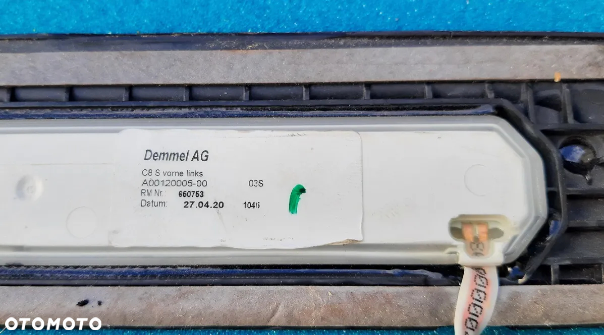Audi A6 C8 Sline nakładka progu lewy przód 4K0947405A - 4
