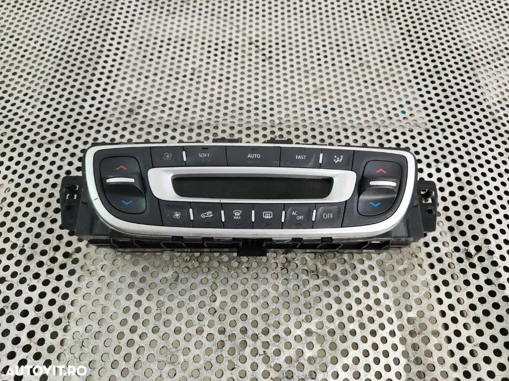 Panou Modul Clima Dublu Climatronic Incalzire Renault Scenic 3 Grand Scenic 3 An 2008-2009-2010-2011-2012-2013-2014-2015 Cod 275100026R Dezmembrez Renault Grand Scenic 1.5 Dci An 2009-2010-2011-2012 Manual 6+1 Trepte 2x4 - 4