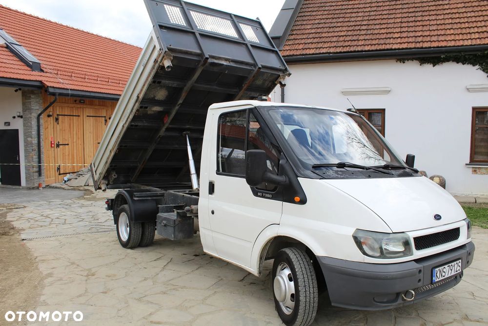 Ford Transit T350 Solidna Wywrotka Na Bliźniaku na Kat B Zdrowa Bez Grama Rdzy - 5