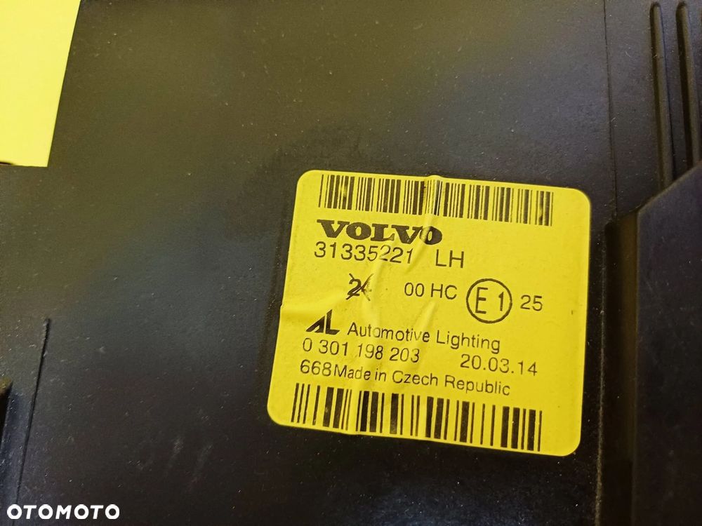 REFLEKTOR LAMPA LEWY PRZÓD SOCZEWKA VOLVO V50 I 31335221 NR103 - 6