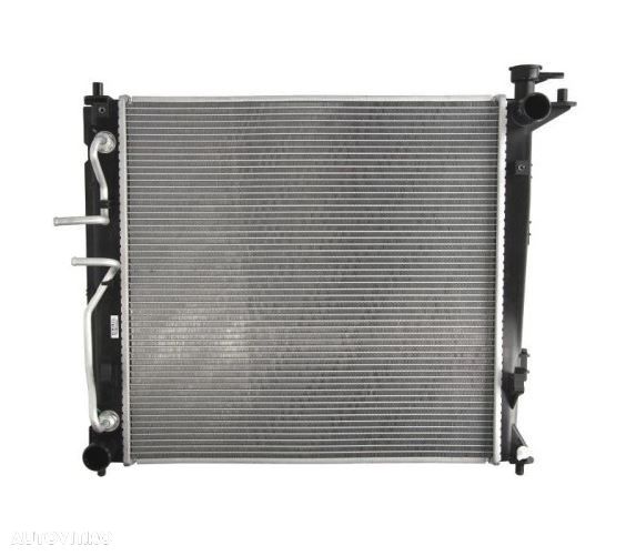 Radiator racire Hyundai IX35 (LM), 08.2009-2015, Kia Sportage (JE), 06.2010-2015, motor 2.0 CRDI, 100/135 kw, diesel, cutie automata, cu/fara AC, 486x480x16 mm, aluminiu brazat/plastic, - 1