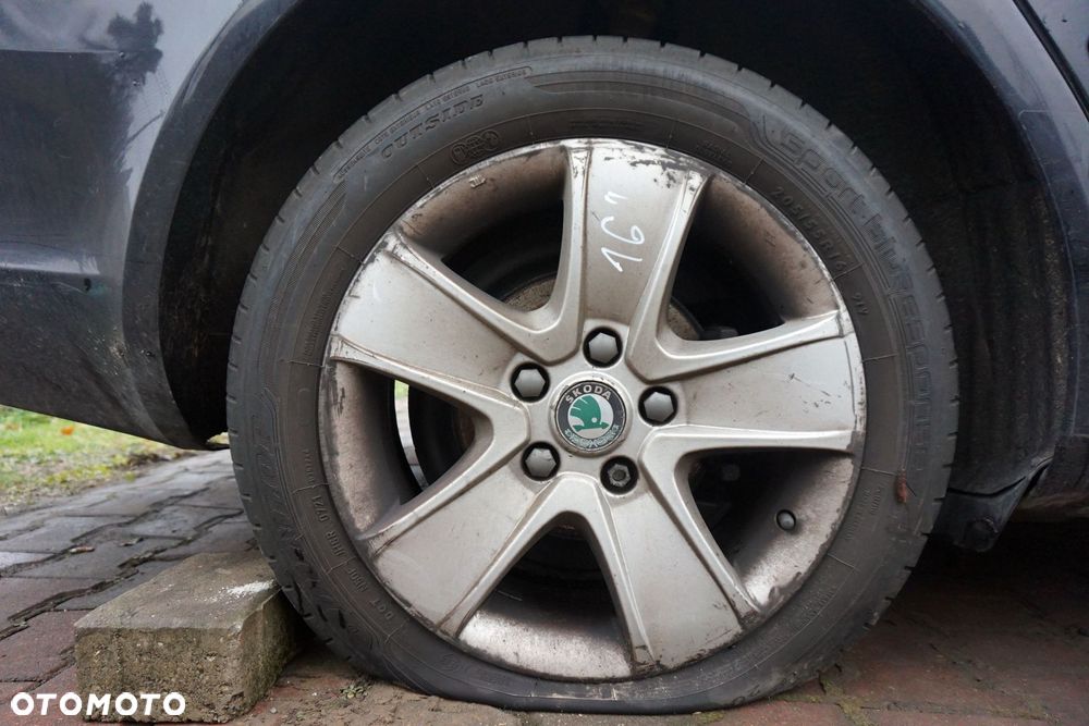 KOŁA FELGI ALUFELGI OCTAVIA II LIFT 16 5X112 6.5J ET50 1Z0601025T CRATERIS 16 5x112 16 5X112 6.5J ET50 SKODA 2008-2013 - 4