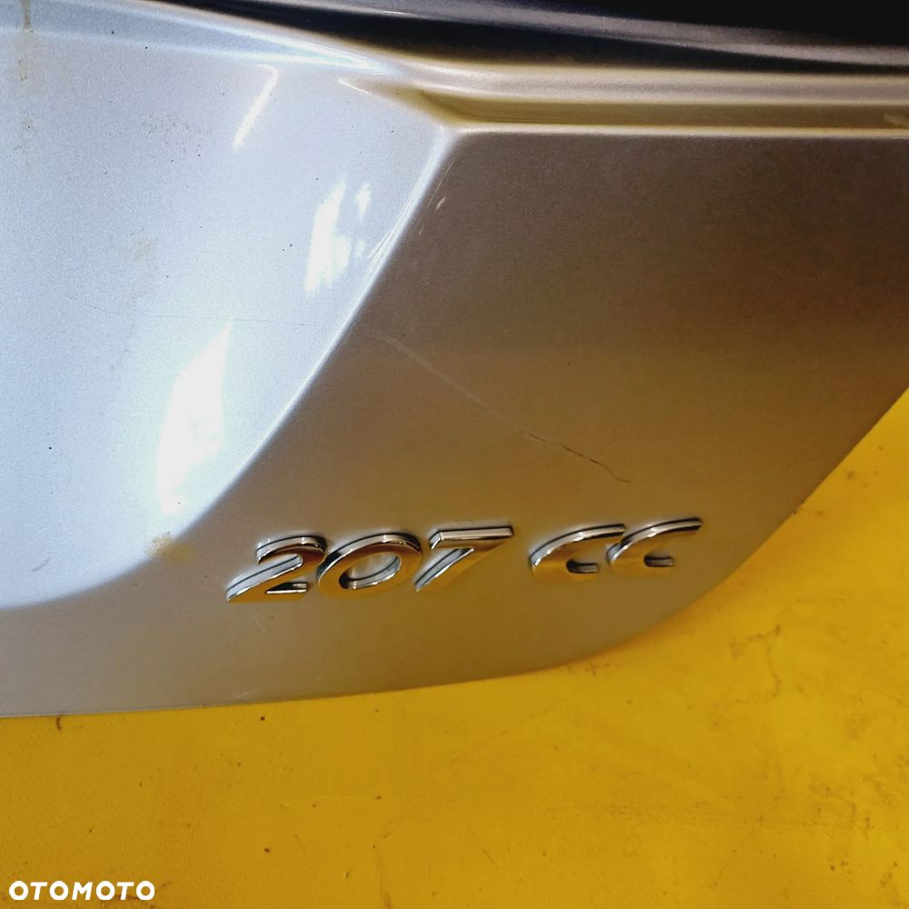 KLAPA TYŁ TYLNA BAGAŻNIKA PEUGEOT 207 CC CABRIO LAK. EZRC NR79 - 7