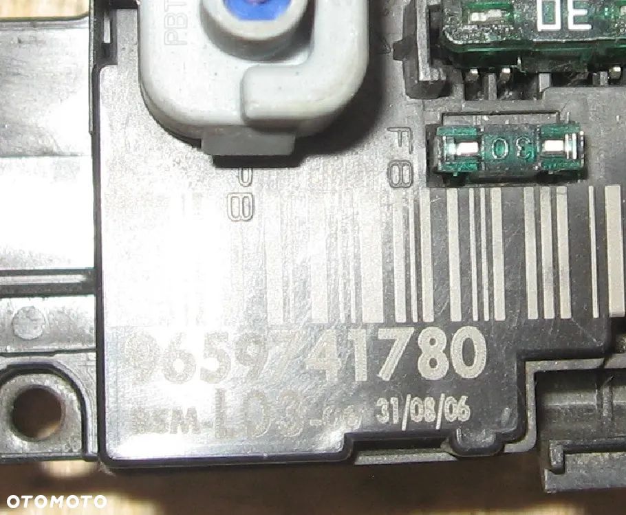 BSM-L03-00 sterownik moduł BSM PEUGEOT 307 CITROEN C2 C3 9659741780 - 3