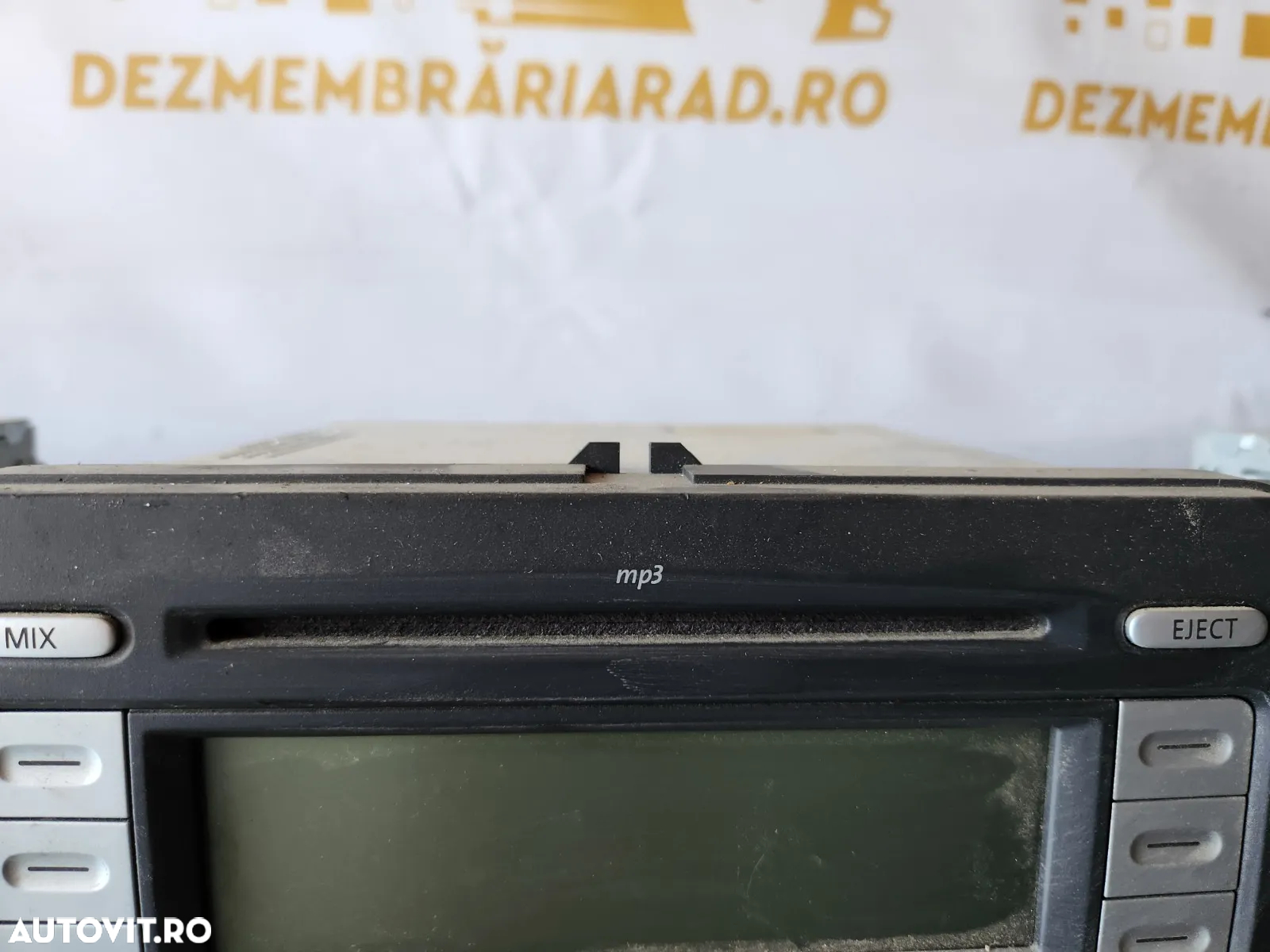 Radio Cd Player MP3 Vw Passat B6 An 2005-2006-2007-2008-2009-2010 Cod 1KAD Touran Jetta Caddy Golf - 9
