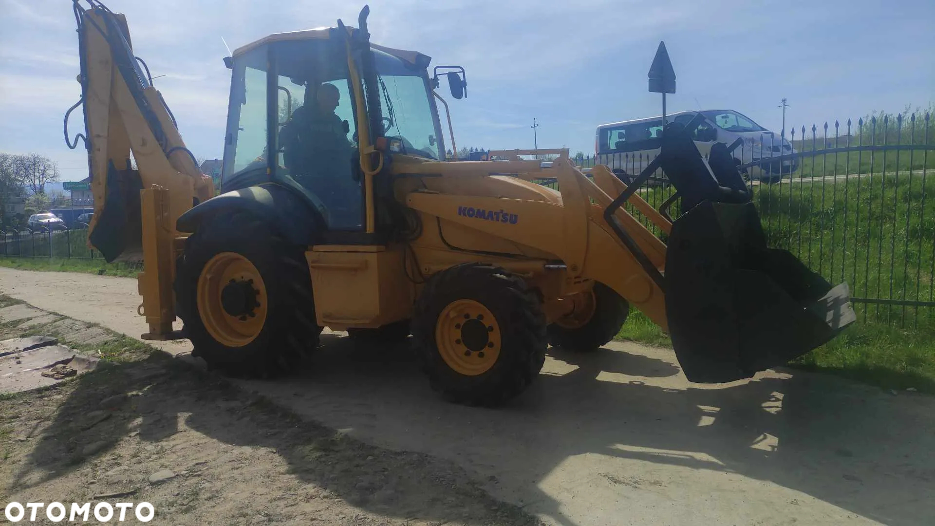 JCB koparko-ładowarka KOMATSU WB97 jcb 3cx - 8