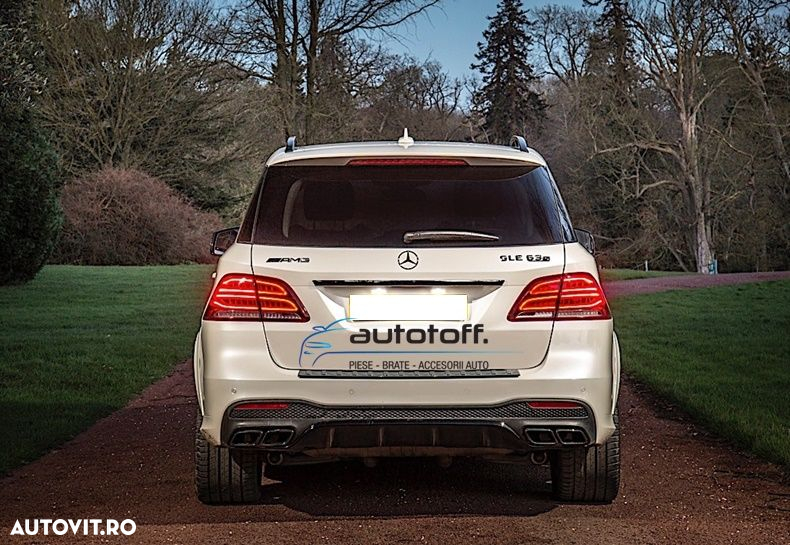 Difuzor bara spate Mercedes GLE W166 (15-18) Black AMG63 - 5