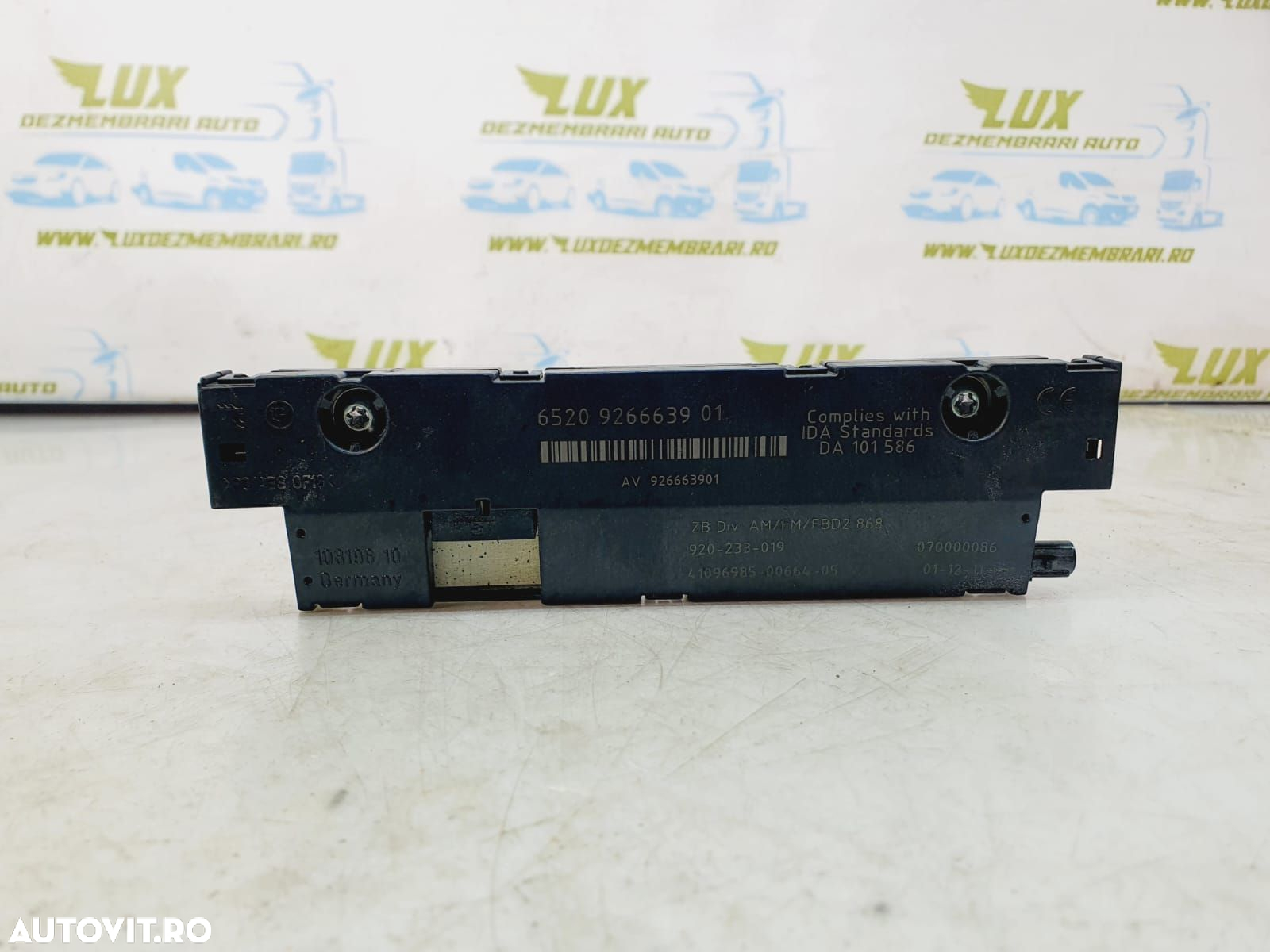 Amplificator antena radio 6520926663901 10819610 BMW Seria 5 F11  [din 2009 pana  2013] - 5