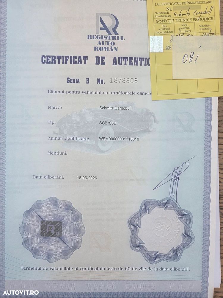 Schmitz Cargobull 10 BUCATI-basculabile 2020, prelata, scena vizitare, jante ALUMINIU, carte identitate RAR, tara propie 6,458kg, 28mc, picioare rabatabile, protectiie laterale si spate, posibilitate leasing, rulate in GERMANIA-STARE BUNA-PROMOMOTIE 22.900 EUR+Tva - 12