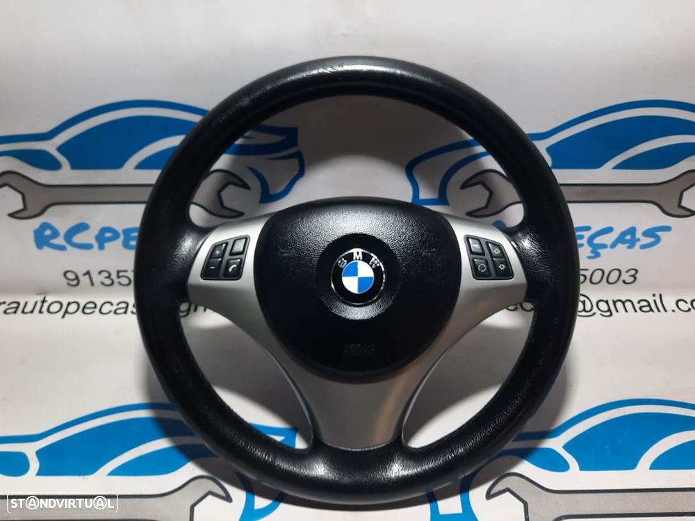 VOLANTE GUIADOR COMPLETO BMW SERIE 1 E81 SERIE 1 E87 E82 E88 SERIE 3 E90 E91 E92 E93 X1 E84 PELE AIRBAG COMANDOS MULTIFUNÇÕES CONTROLO - 5