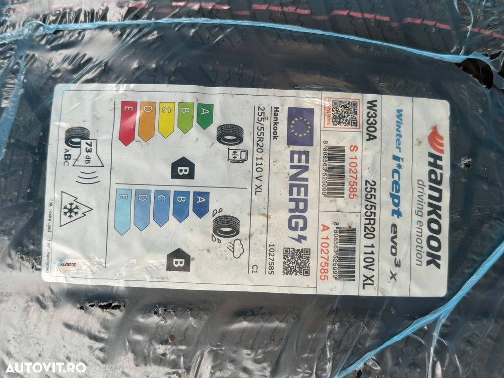 Vând set anvelope 255/55/20-295/45/20 Hankook de iarnă noi - 2